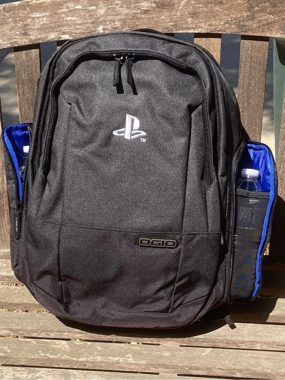 OGIO Backpack Black and Gray with Blue Accents New
